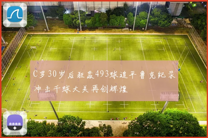 C罗30岁后狂轰493球追平鲁克纪录冲击千球大关再创辉煌