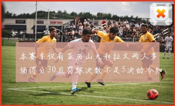 本赛季仅有亚历山大和拉文两人多场得分30且罚球次数不足5次的冷知识